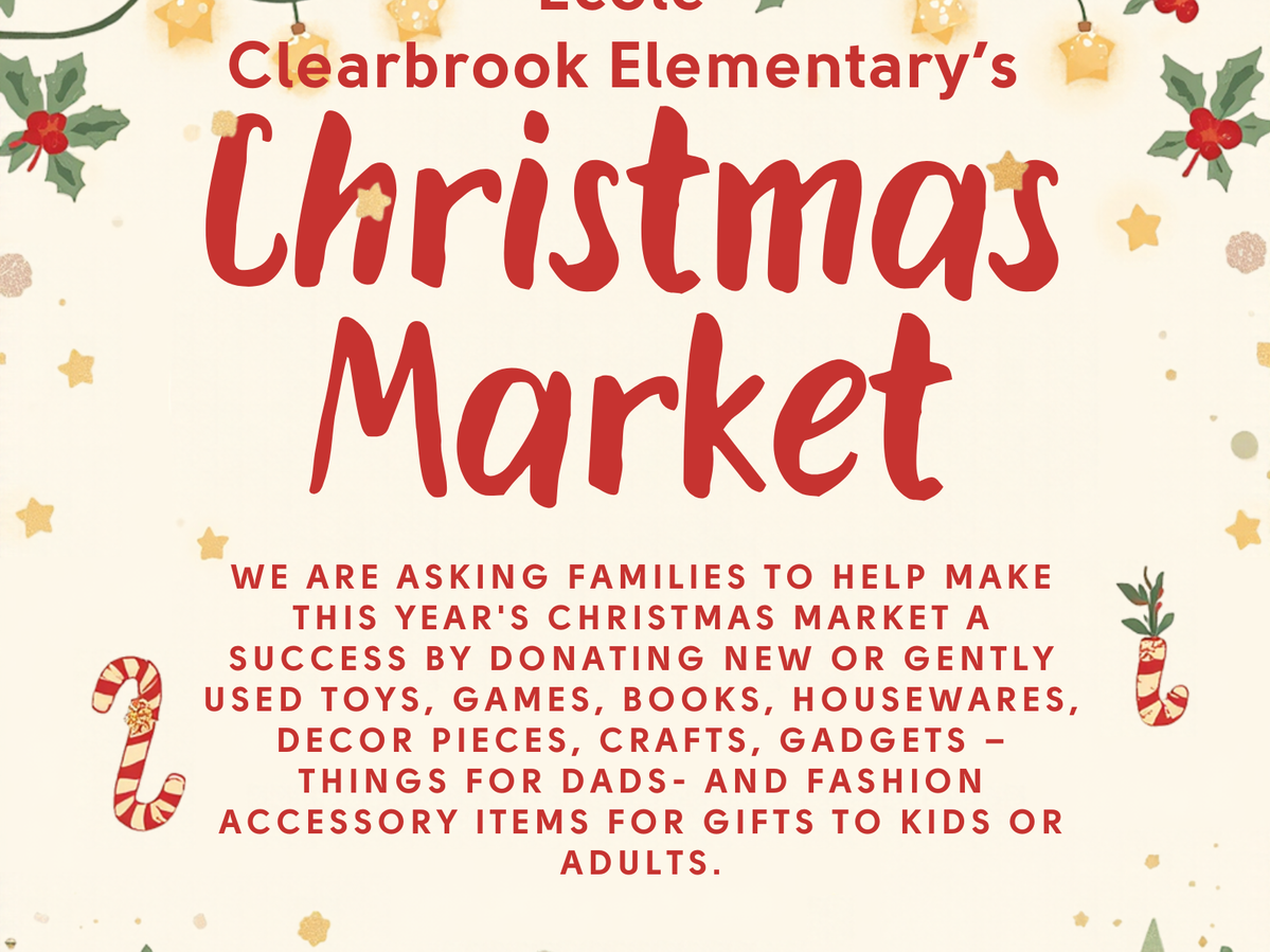 Christmas Market Donations Needed Poster