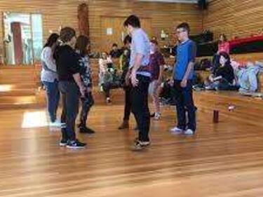 Metis Jigging with variety of people