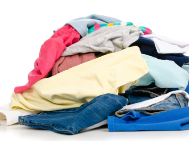 Pile of assorted clothing 