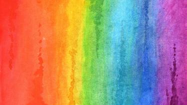 Watercolour Rainbow Picture Watercolour Rainbow picture