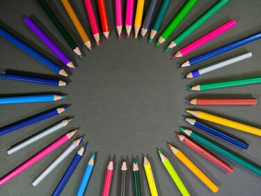 Coloured pencils 